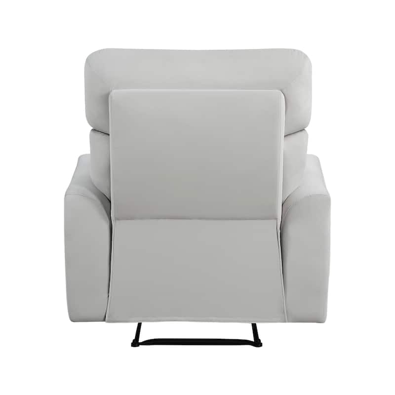 Lantham Velvet Manual Reclining Chair