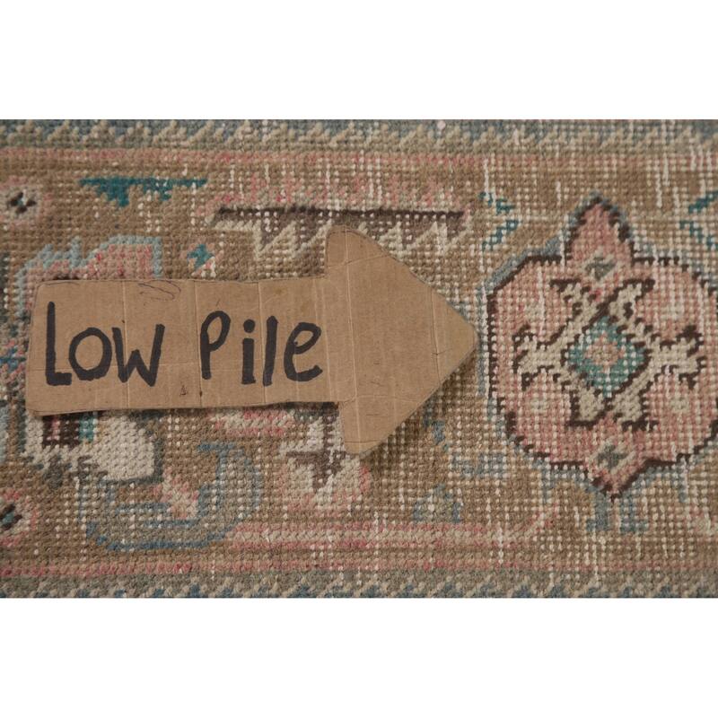 Hand Knotted Oriental 100% Wool Carpet Traditional Medallion Pink Tabriz Area Rug - 9' 9'' X 6' 8''