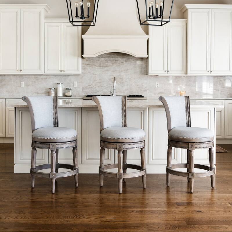 Maven Lane 26" Pullman Swivel Counter Height Kitchen Stool