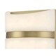 preview thumbnail 4 of 5, Minka Lavery 821-L Velaux 7" Tall LED Wall Sconce with Faux Alabaster