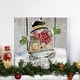 preview thumbnail 8 of 8, Winter Wishes Snowman-Premium Gallery Wrapped Canvas - Ready to Hang - Multi-Color