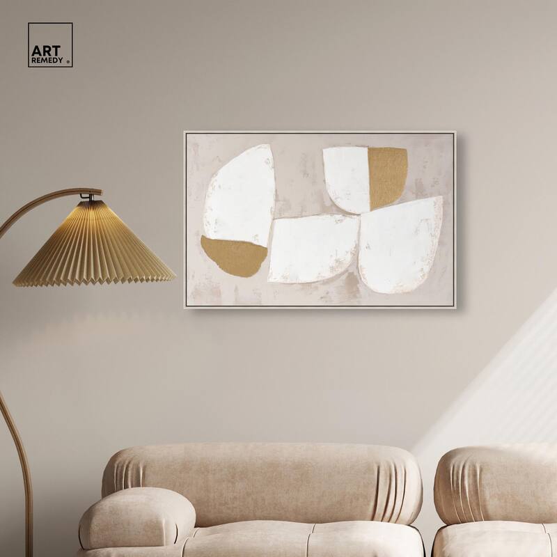 Gilded Cairn III Canvas by Art Remedy
