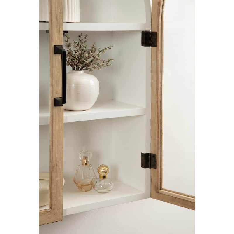Kate and Laurel Arcott Arch Wall Cabinet