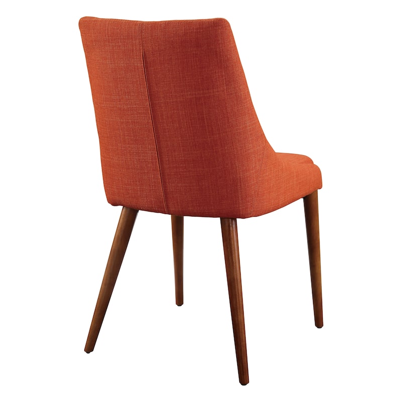 Palmer Mid-Century Modern Fabric Dining Chair in 2 Pack