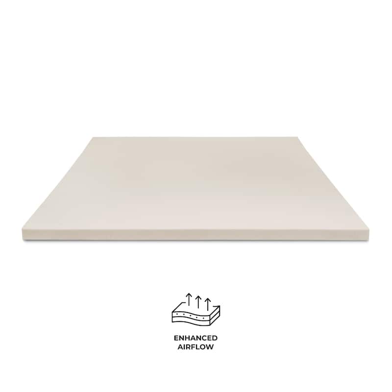 Brooklyn Bedding Cooling 4-lb. Memory Foam Topper - 3 inch