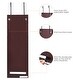 preview thumbnail 7 of 10, Costway Wall Mount Mirrored Jewelry Cabinet Organizer LED Lights
