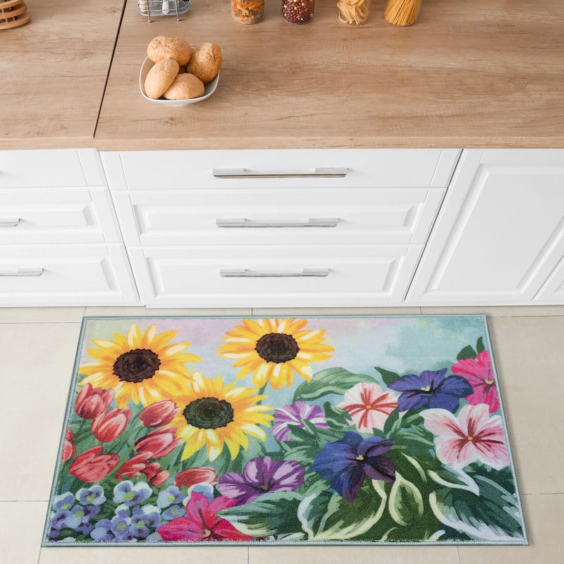 Liora Manne Siena Full Bloom Indoor Mat - 1'11" x 4'11" - Multi
