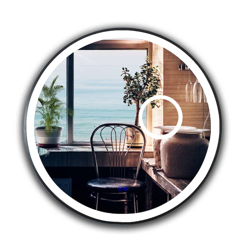 Frameless Embedded LED Mirror - Silver