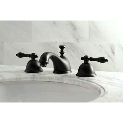 Kingston Brass Restoration 8 in. Widespread Bathroom Faucet