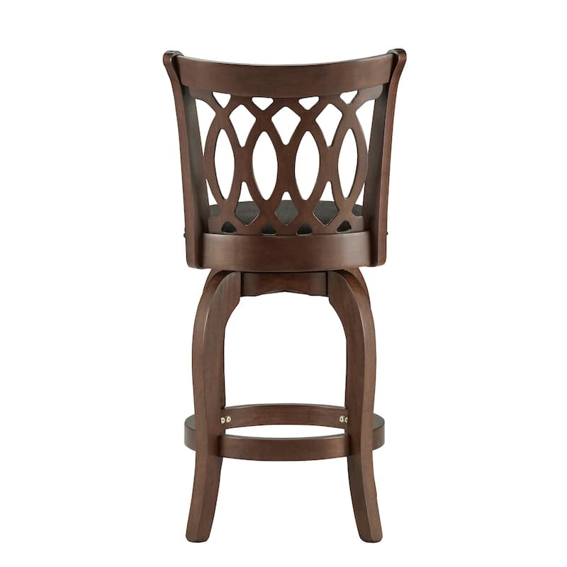 Verona Swivel 24-inch Counter Height Stool by iNSPIRE Q Classic