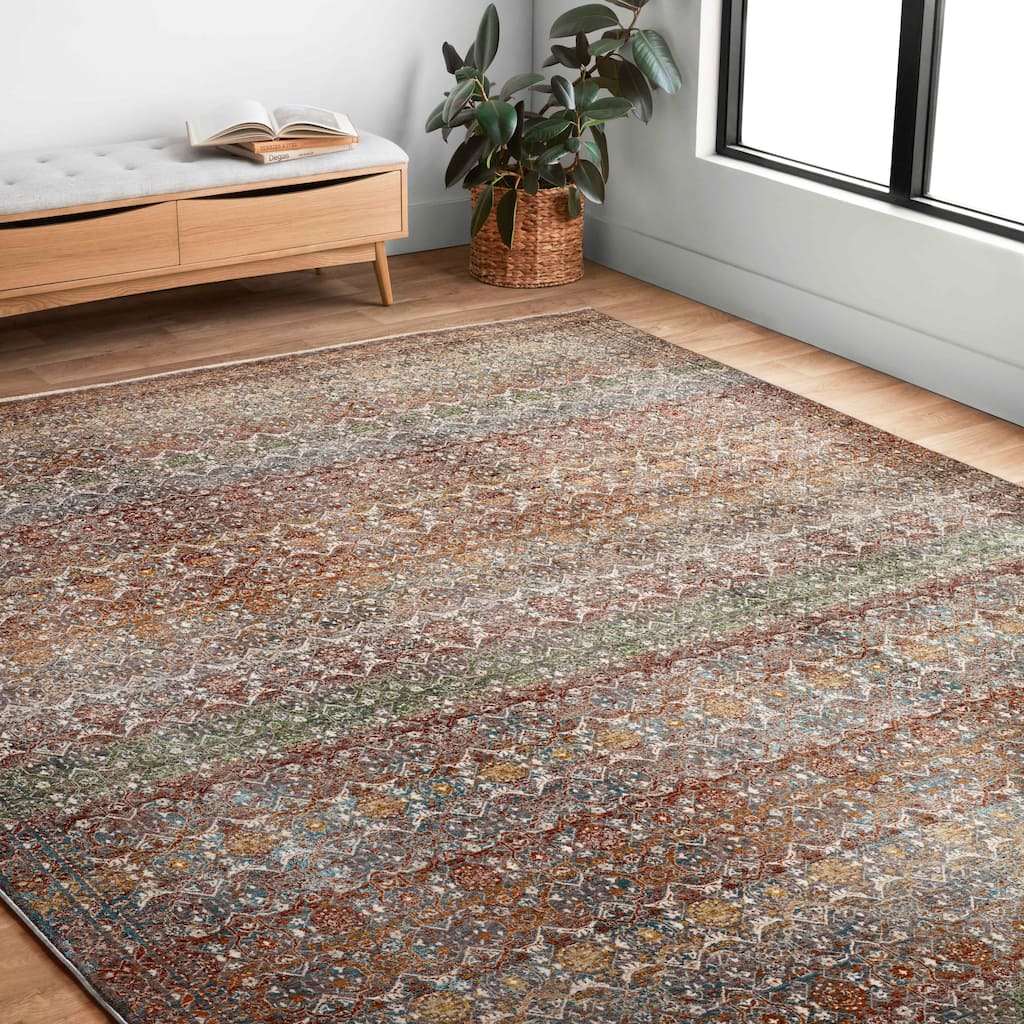 Alexander Home Leah Vintage Transitional Area Rug