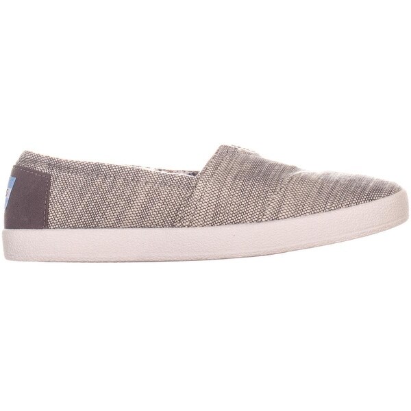 toms avalon grey textured woven
