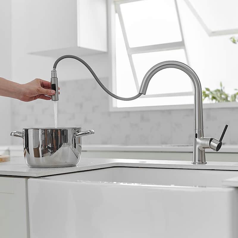 Motion Sensor Automatic Touchless Kitchen Faucet