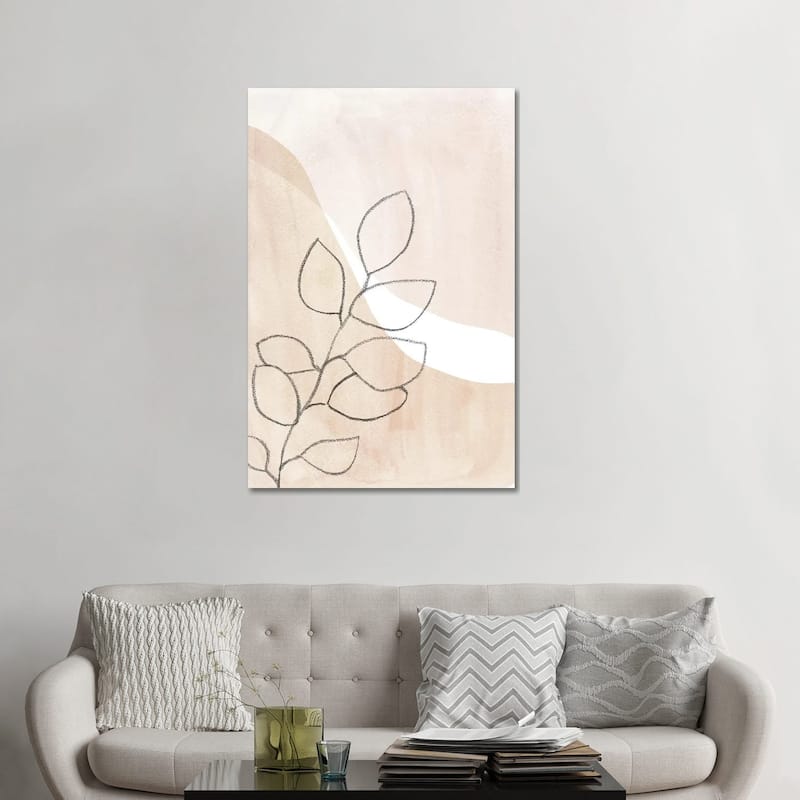 iCanvas "Neutral Plant" by Whales Way Canvas Print - 48x32x1.5