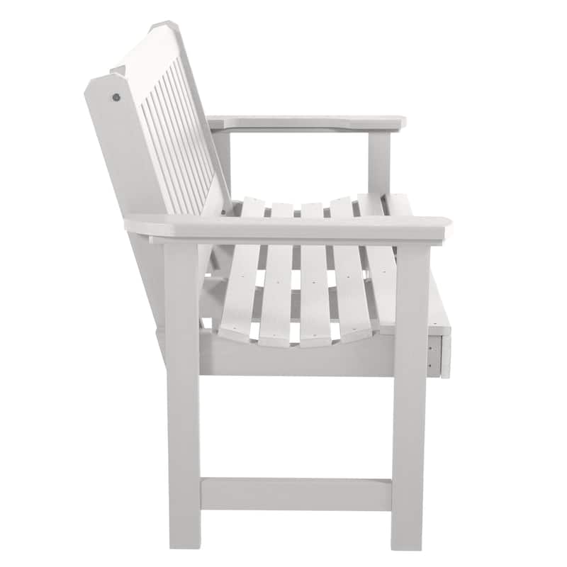 HIGHWOOD Lehigh 4-foot Eco-friendly Synthetic Wood Garden Bench
