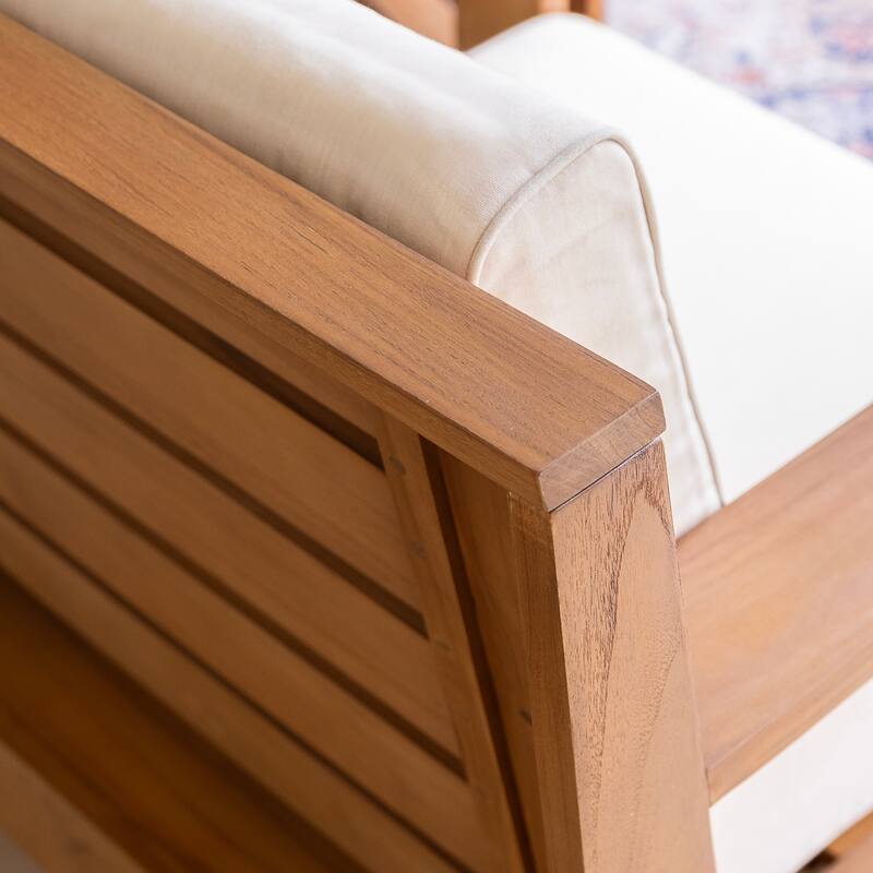 Cambridge Casual Logan 4-Piece Outdoor Conversation Set with Sunbrella Cushion