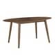 Rondo Mid-Century Walnut Oval Dining Table by iNSPIRE Q Modern - Bed ...