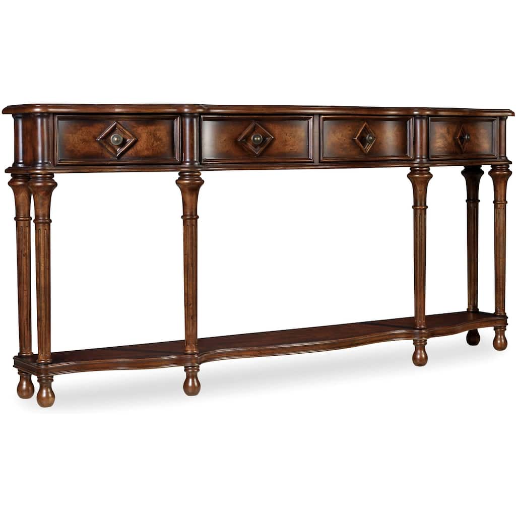 Hooker Furniture 72 Inch Long Hardwood Console Table