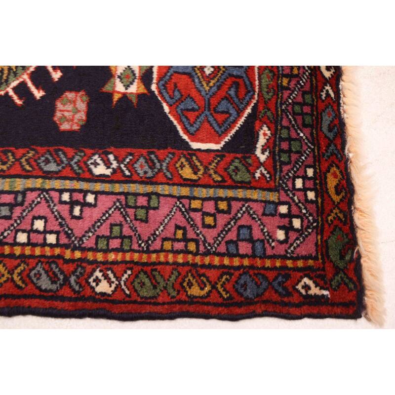 ECARPETGALLERY Hand-knotted Melis Vintage Dark Copper Wool Rug - 4'1 x 5'8