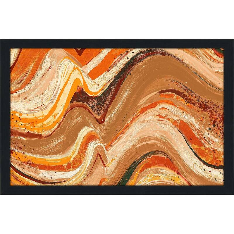 "New Concept Orange Abstract (Horizontal)" Print on Acrylic