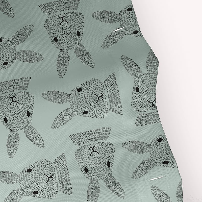 Criss Cross Bunnies Shower Curtain
