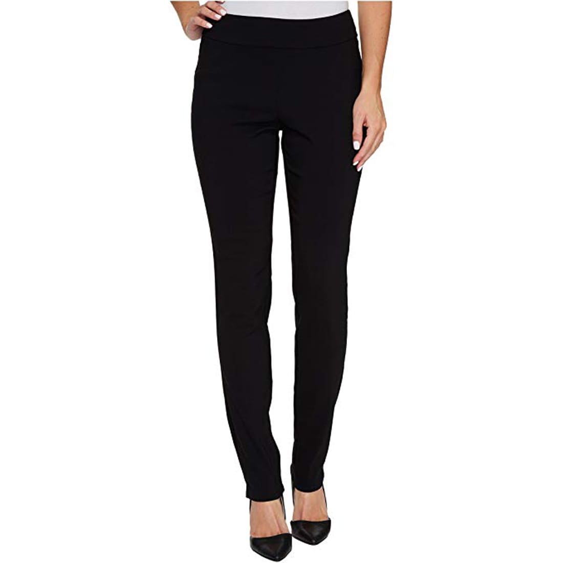 black skinny dress pants