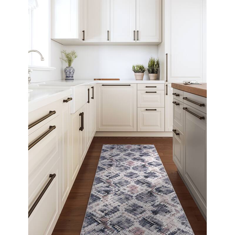 Abani Paloma PAL270A Vintage Brown and Grey Textured Area Rug
