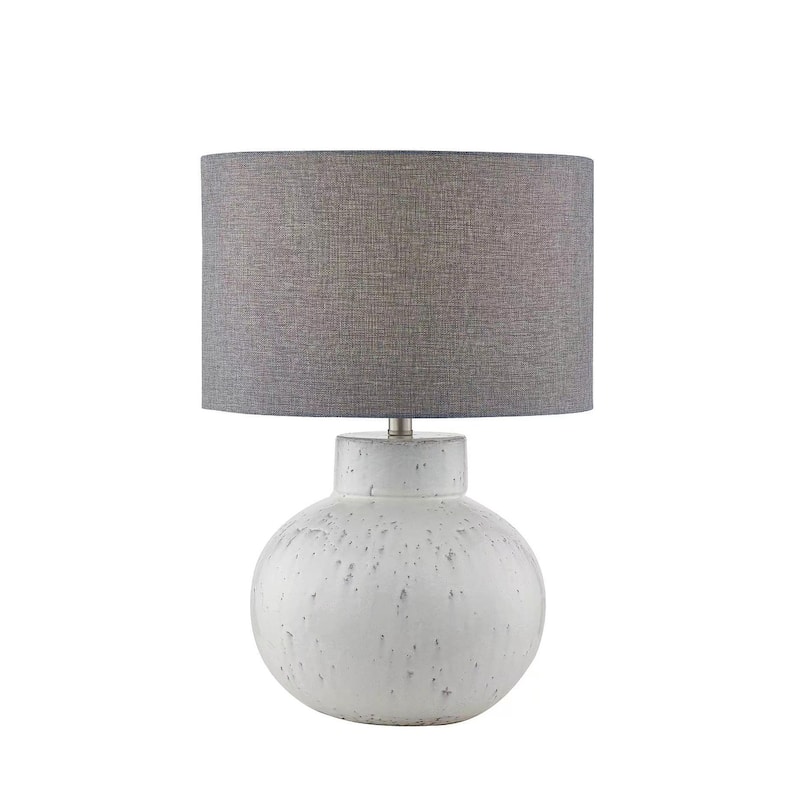 Lydia 22" Table Lamp with Fabric Shade