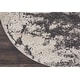 preview thumbnail 8 of 18, Nourison Maxell Modern Abstract Ombre Grey Ivory Area Rug