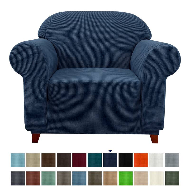 Subrtex 1-Piece Sofa Cover Stretch Soft Couch Loveseat Slipcover