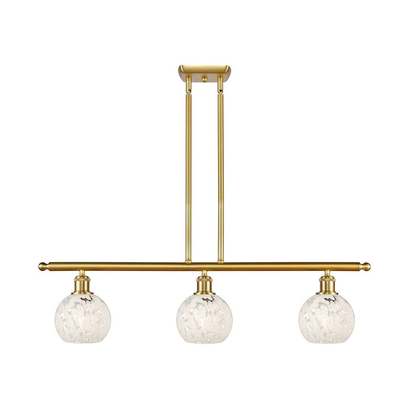 Innovations Lighting 516-3I-9-36-White Mouchette-Indoor Pendant White