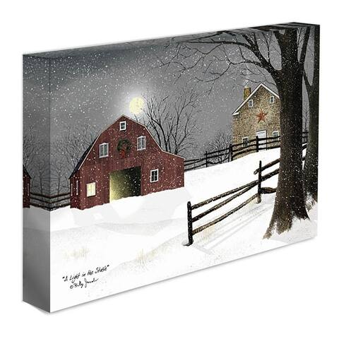 LIGHT IN THE STABLE by Billy Jacobs, Ready to Hang Canvas Art