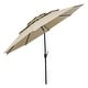 preview thumbnail 52 of 68, Costway 10 ft 3-tier Vented Patio Umbrella Large Market Table Umbrella