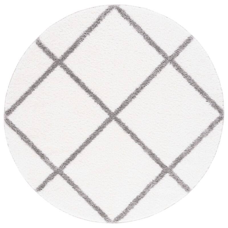 SAFAVIEH Tahoe Shag Emilia Trellis 1.2-inch Thick Rug