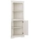 preview thumbnail 12 of 26, GDFStudio - Tall Corner Cabinet with Doors and Open Shelves, Space-Saving Storage Cabinet