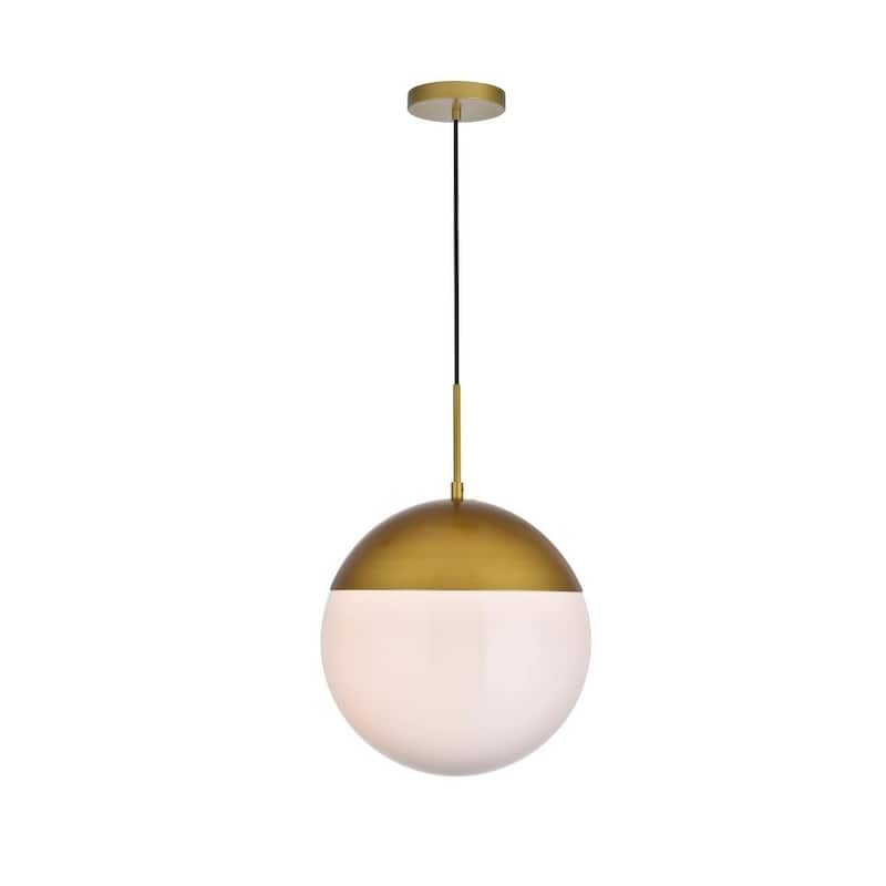 1-Light Pendant with 14 inch Frosted White Glass