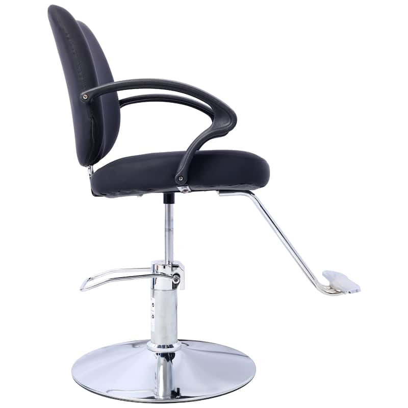 Hair Salon Chair Styling Heavy Duty Hydraulic Pump Barber Chair Beauty Shampoo Barbering Chair,with Barber Cape