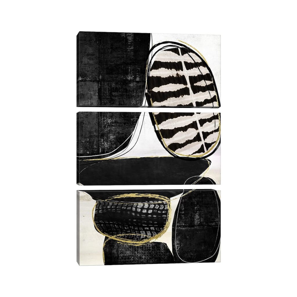 iCanvas "Rock Mountain" by Nikki Chu 3-Piece Canvas Wall Art Set