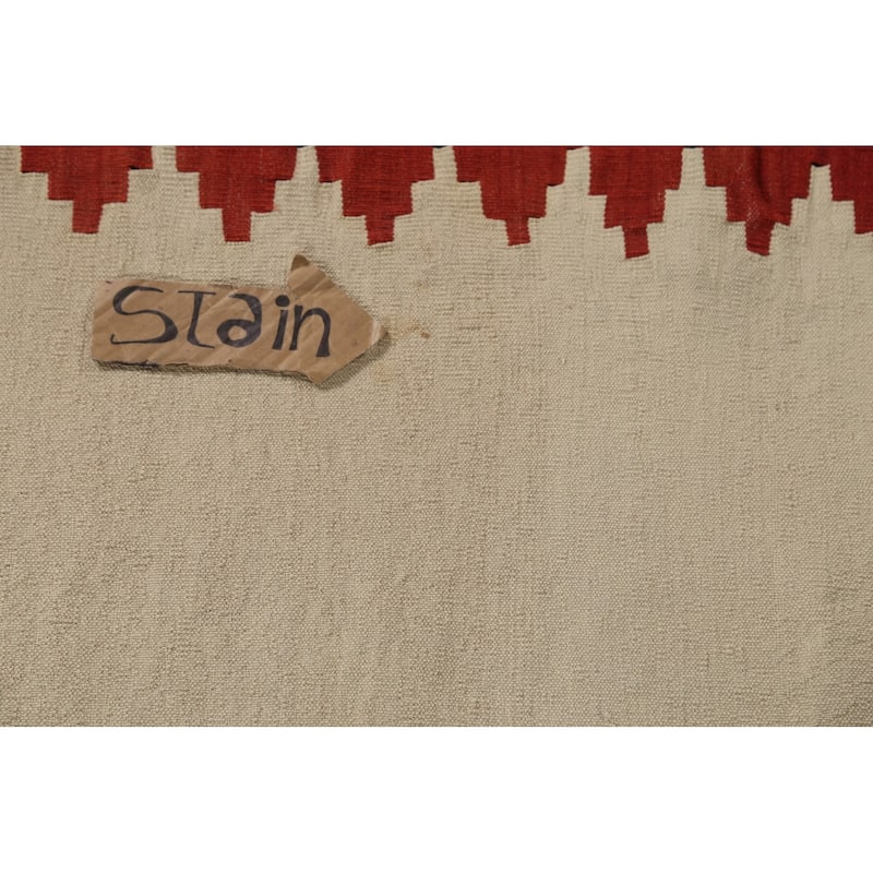 Nomadical Kilim Persian Vintage Area Rug Flatweave Wool Carpet - 4'5"x 6'2"