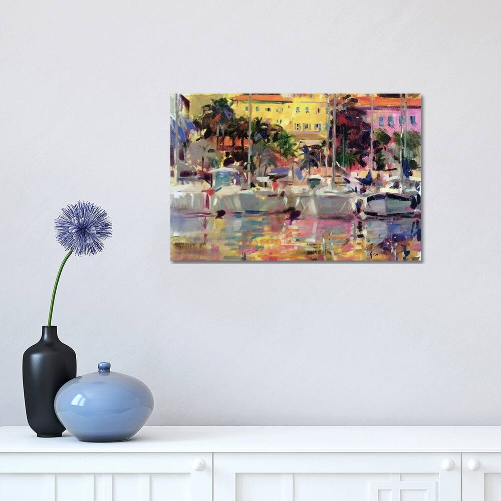 iCanvas "Golden Harbour Vista" by Peter Graham Canvas Print