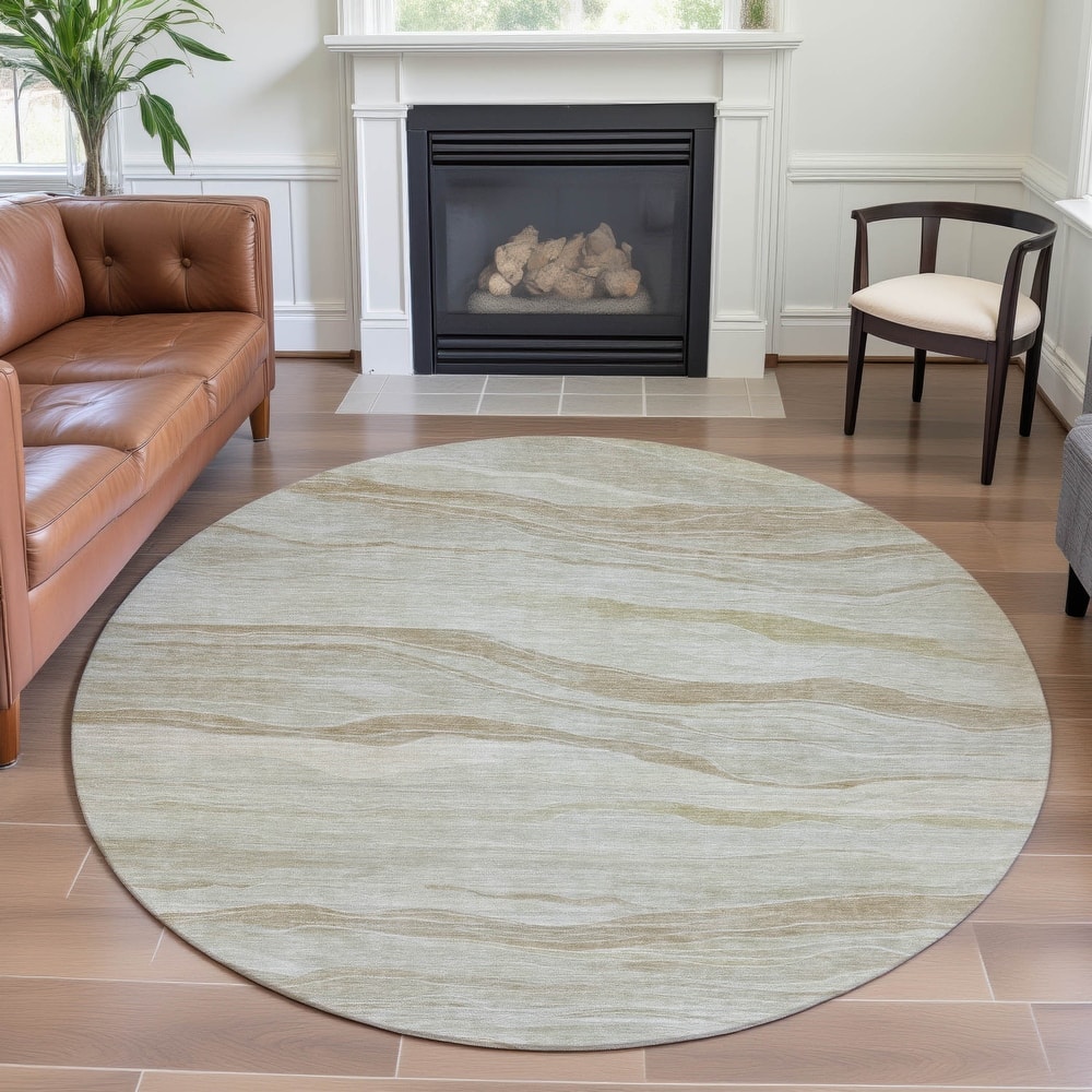 Premium Washable Super Soft Modern Waves Mayfield Rug