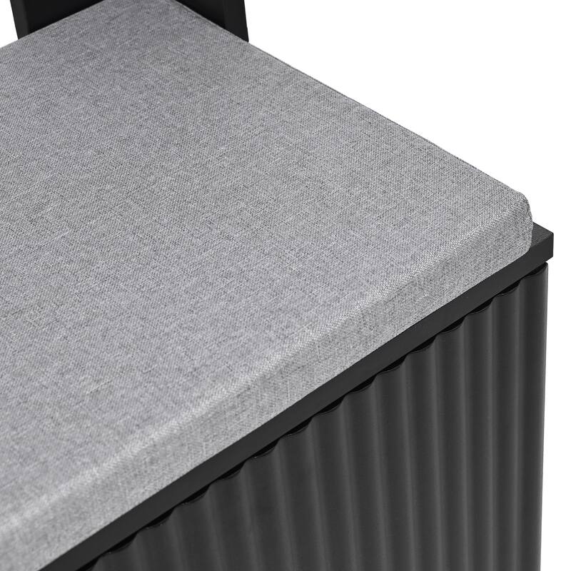 Modern 4-in-1 Coat Rack with 8 Gold Hooks, Adjustable Shelves and Spring-Loaded Mechanism, for Hallways