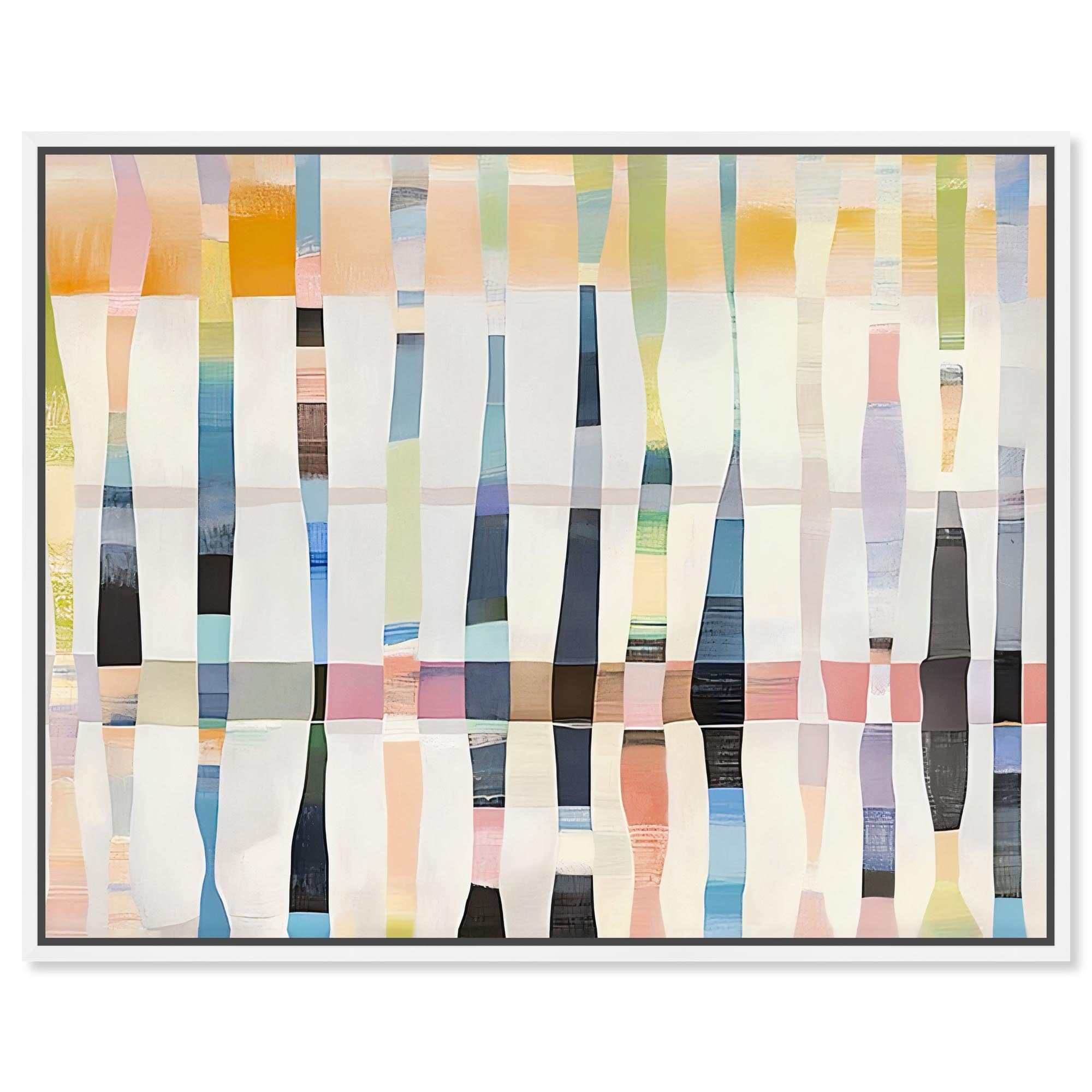 Color Flow Western Art Framed Canvas Print by Art Remedy