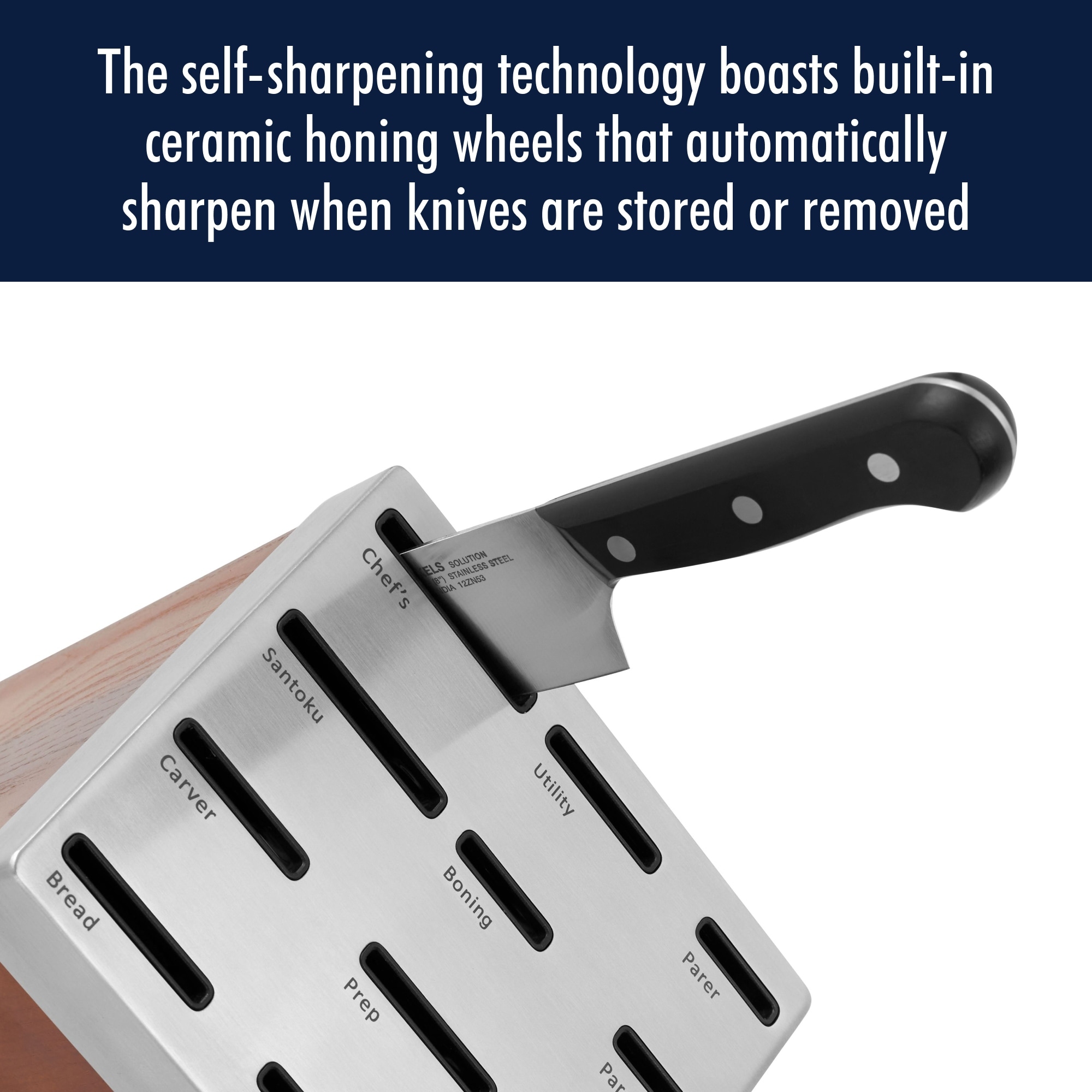 Henckels Solution 16-pc Self-Sharpening Knife Block Set