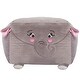 preview thumbnail 89 of 94, Animal Bean Bag Chair for Kids, Soft Cozy Animal Chair for Bedrooms Large - 24 inch - Grey Elephant
