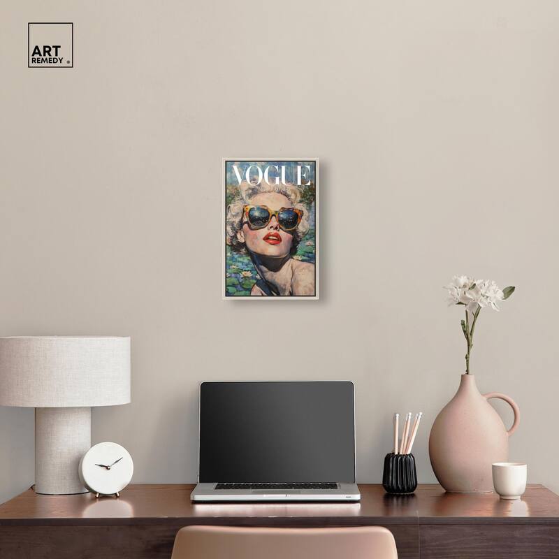 Water Lilies Icon Canvas by Art Remedy