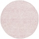 preview thumbnail 52 of 54, SAFAVIEH Handmade Ebony Tram Modern Wool Rug 6' Round - Pink/Ivory - Round