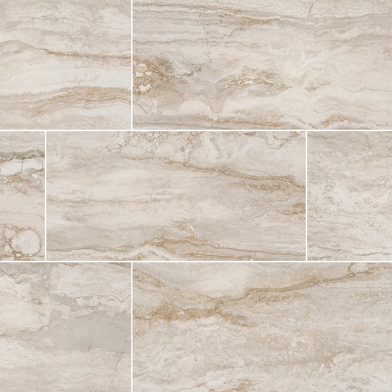 Ackland AKNPTBER12X24M-CA Beraldi - 12" x 24" Porcelain Solid Floor
