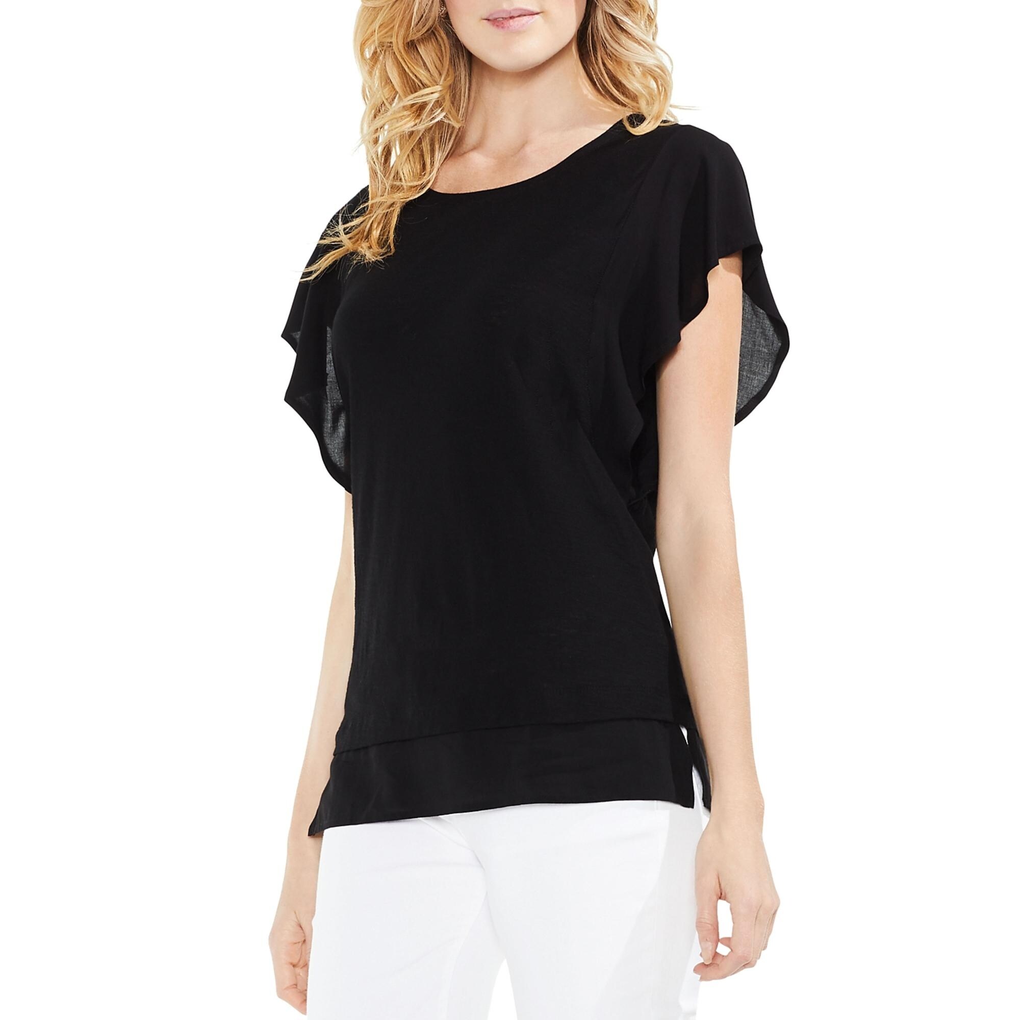 vince camuto black blouse