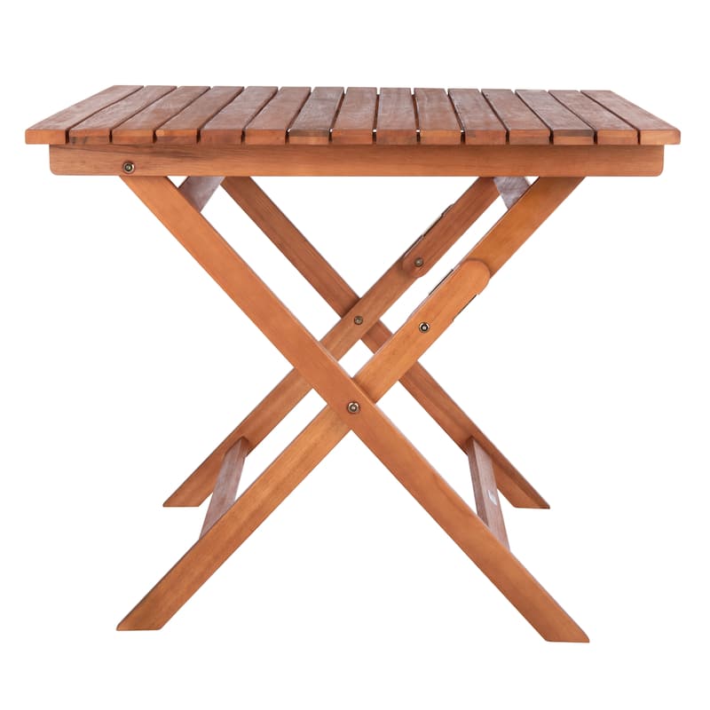 SAFAVIEH Outdoor Living Kresler Folding Table - 35"W x 35"D x 30"H